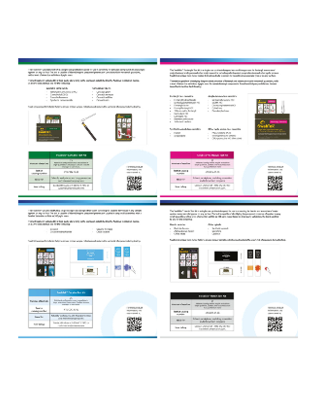 SwabTek Product Spec Sheets