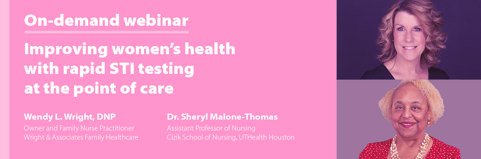 Improving Women's Health with Rapid Testing